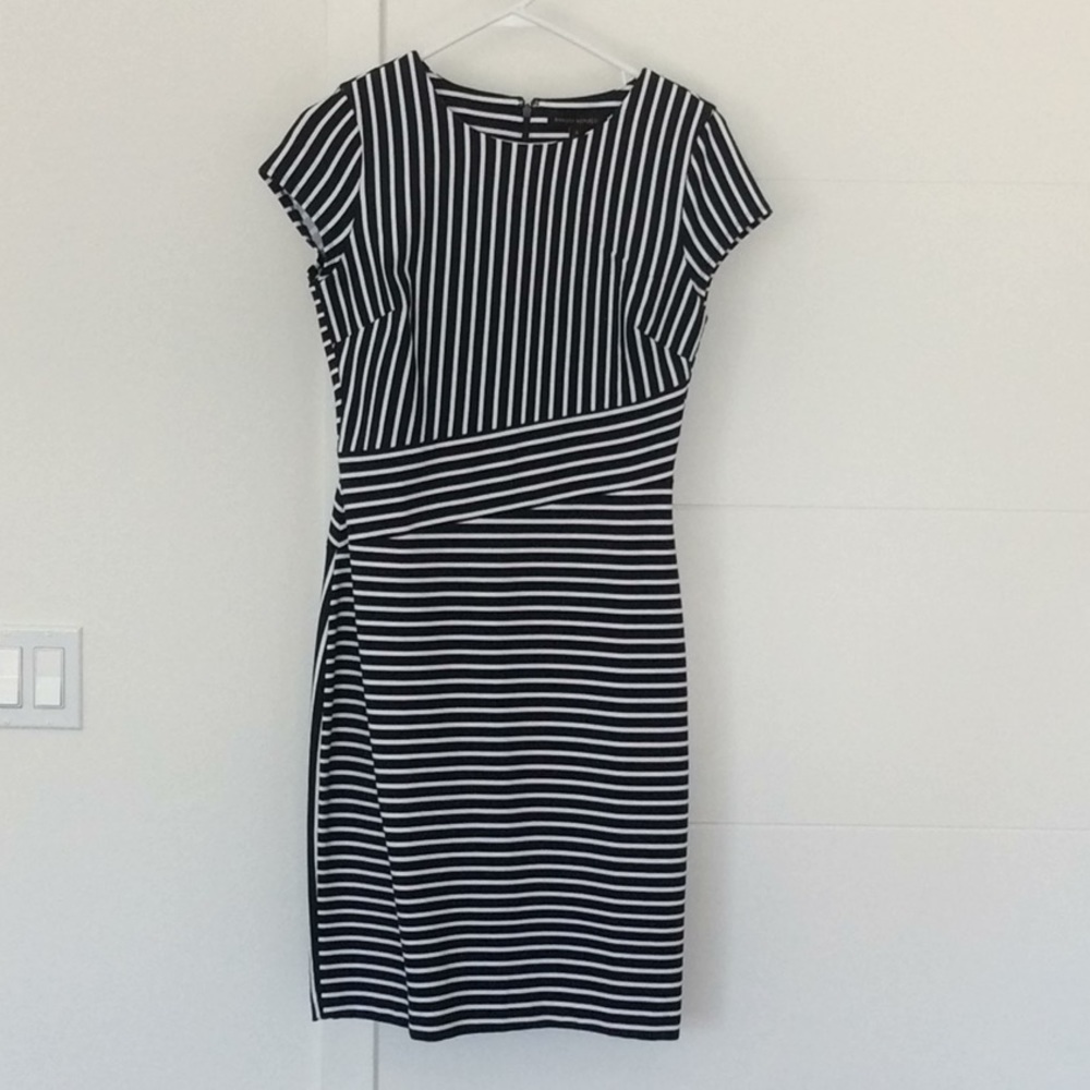 New Navy Blue & White Banana Republic Dress